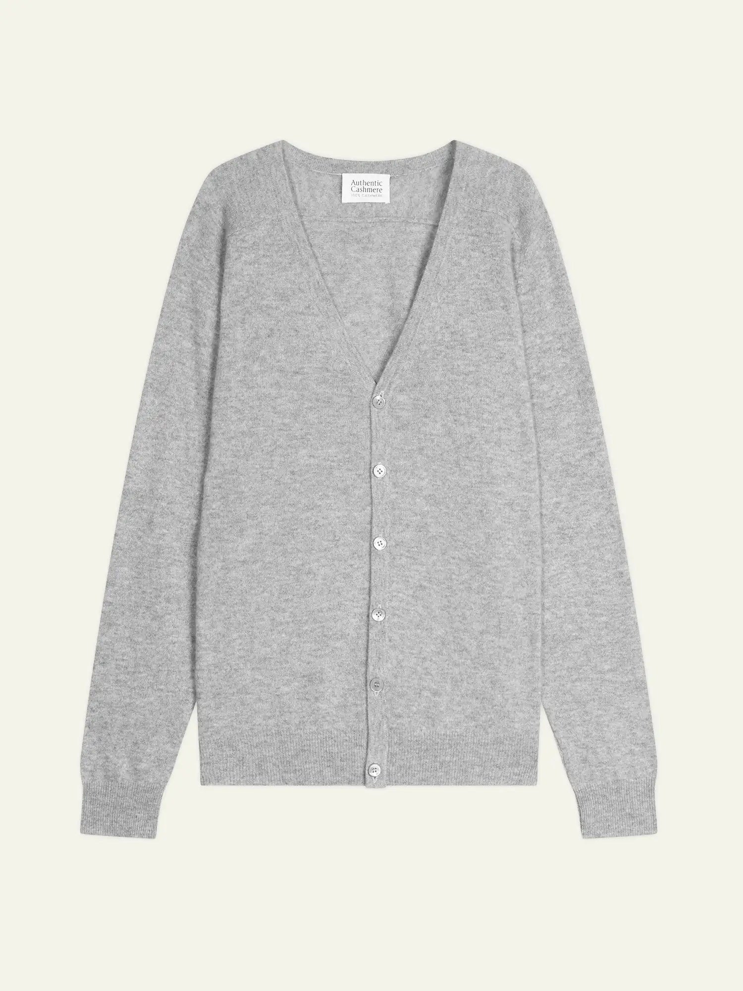 PIPA strickjacke v-ausschnitt wolke meliert