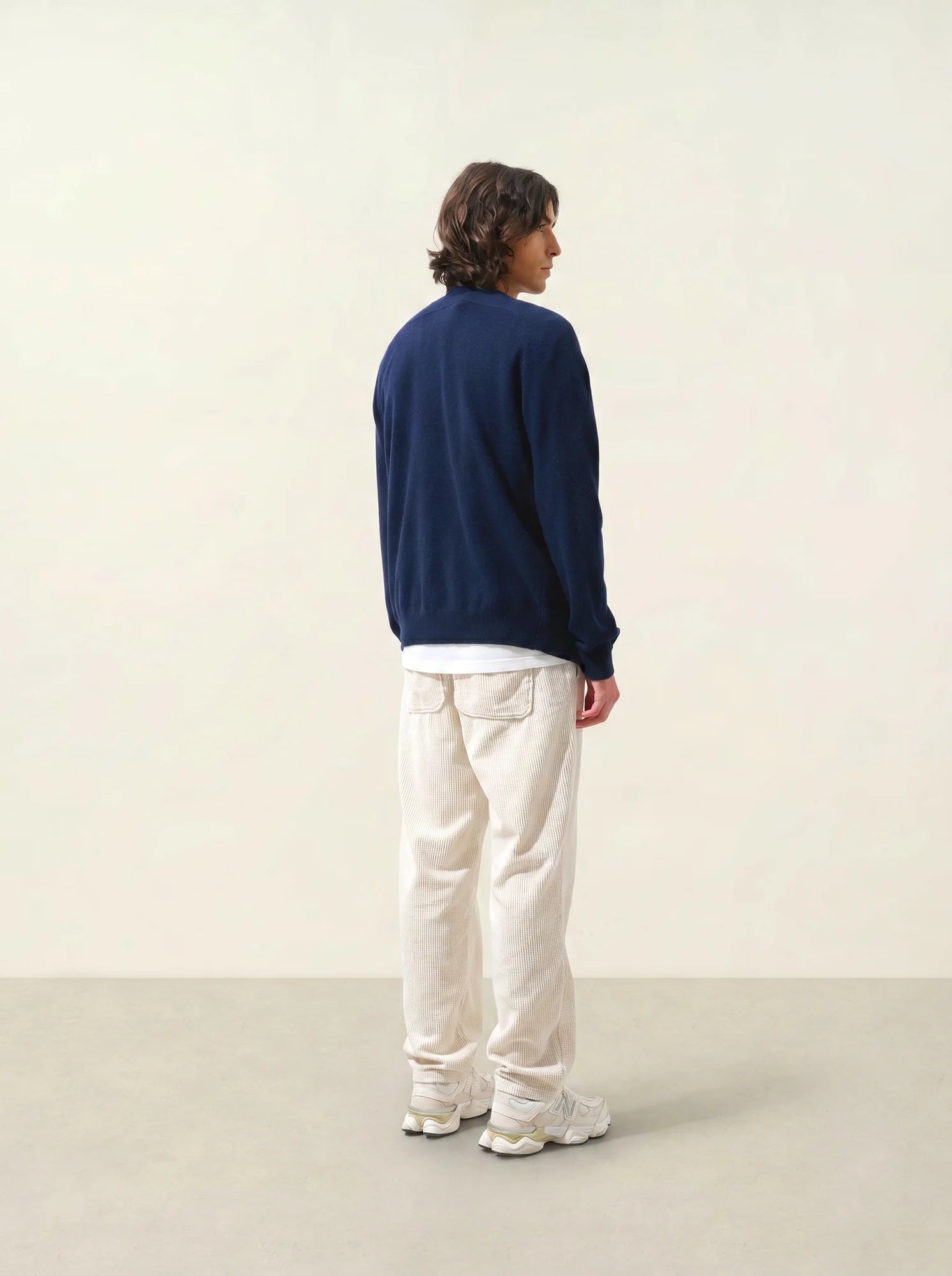 PIPA cardigan col V bleu marine