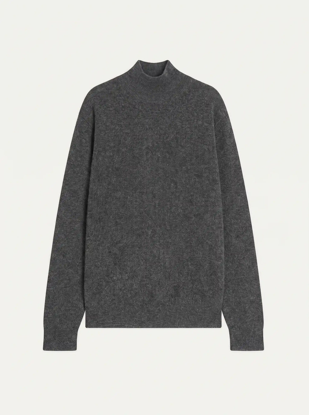 LASYA pull col montant anthracite chiné