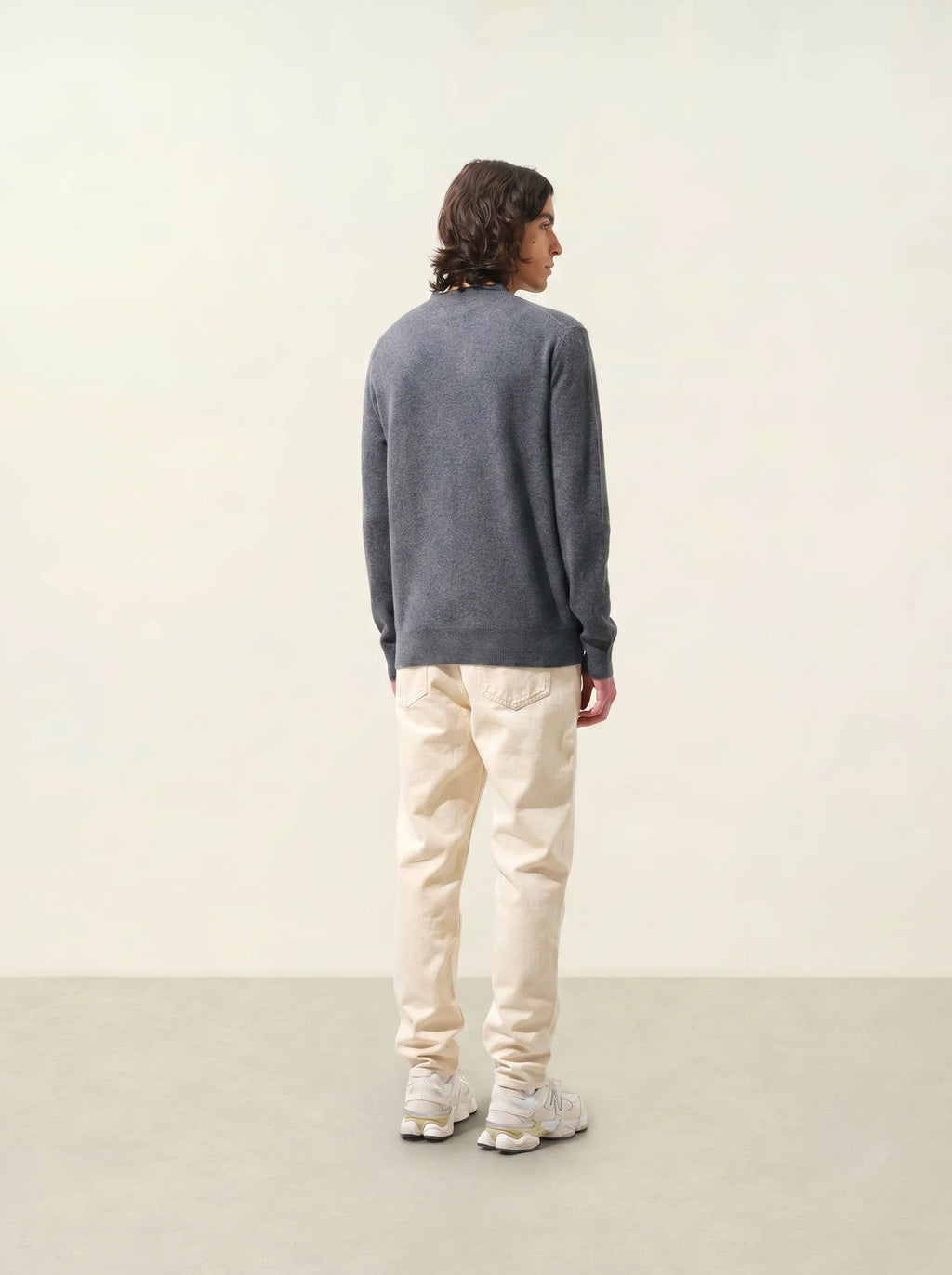 LASYA pull col montant anthracite chiné