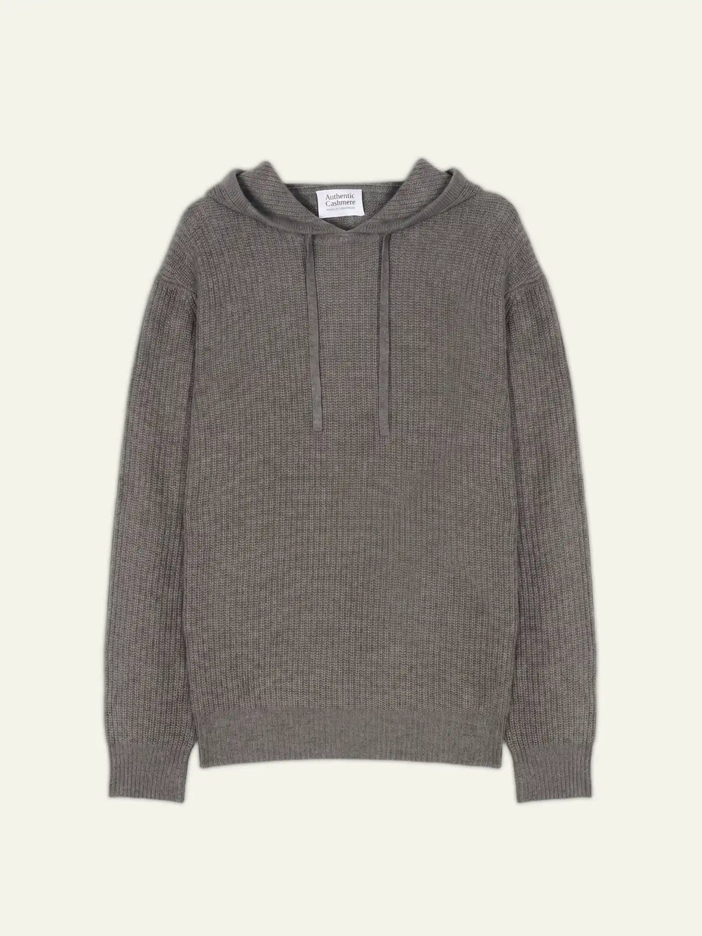 MIDA pull capuche 4 fils flanelle chiné