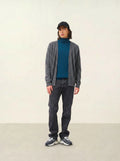 PIPA cardigan col V anthracite chiné