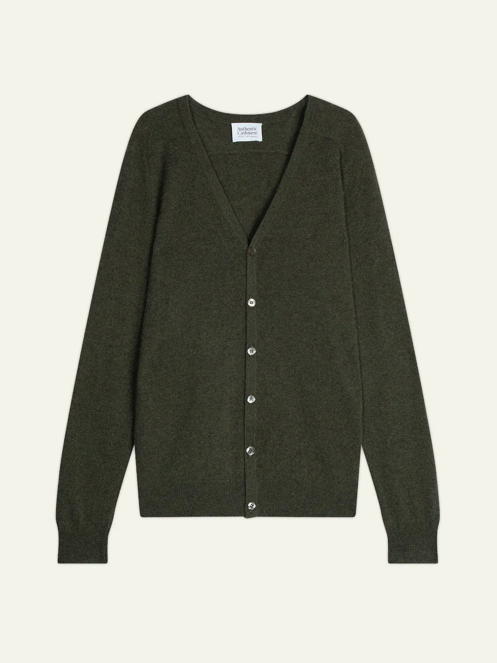PIPA cardigan col V kaki chiné