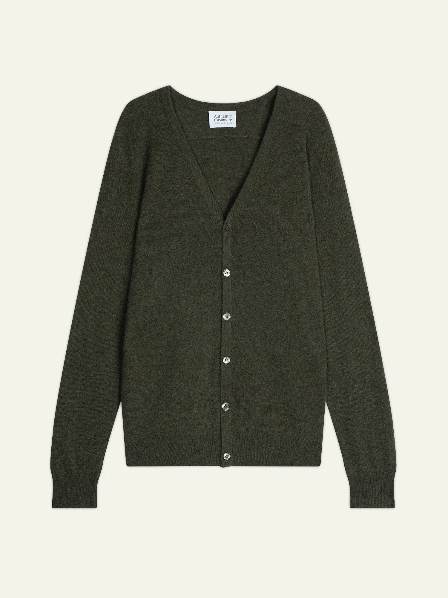 PIPA cardigan col V kaki chiné