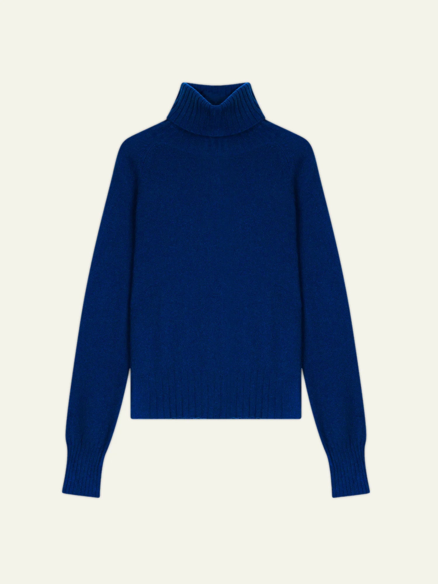 CASSY pull col roulé outremer