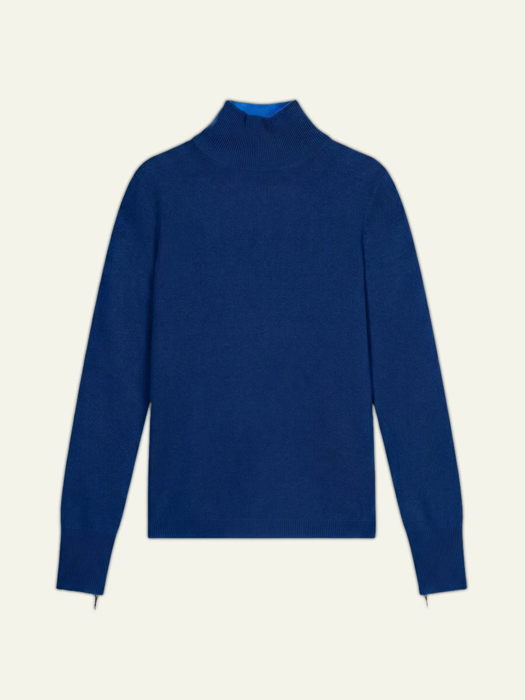 EILEEN pull col montant outremer