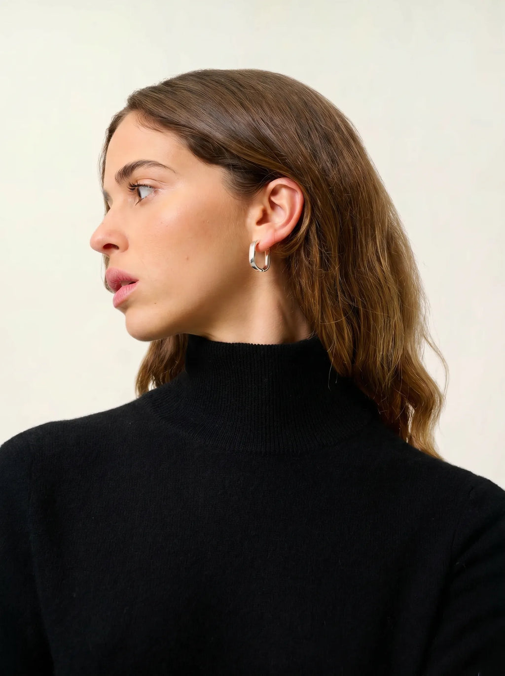 EILEEN pull col montant noir