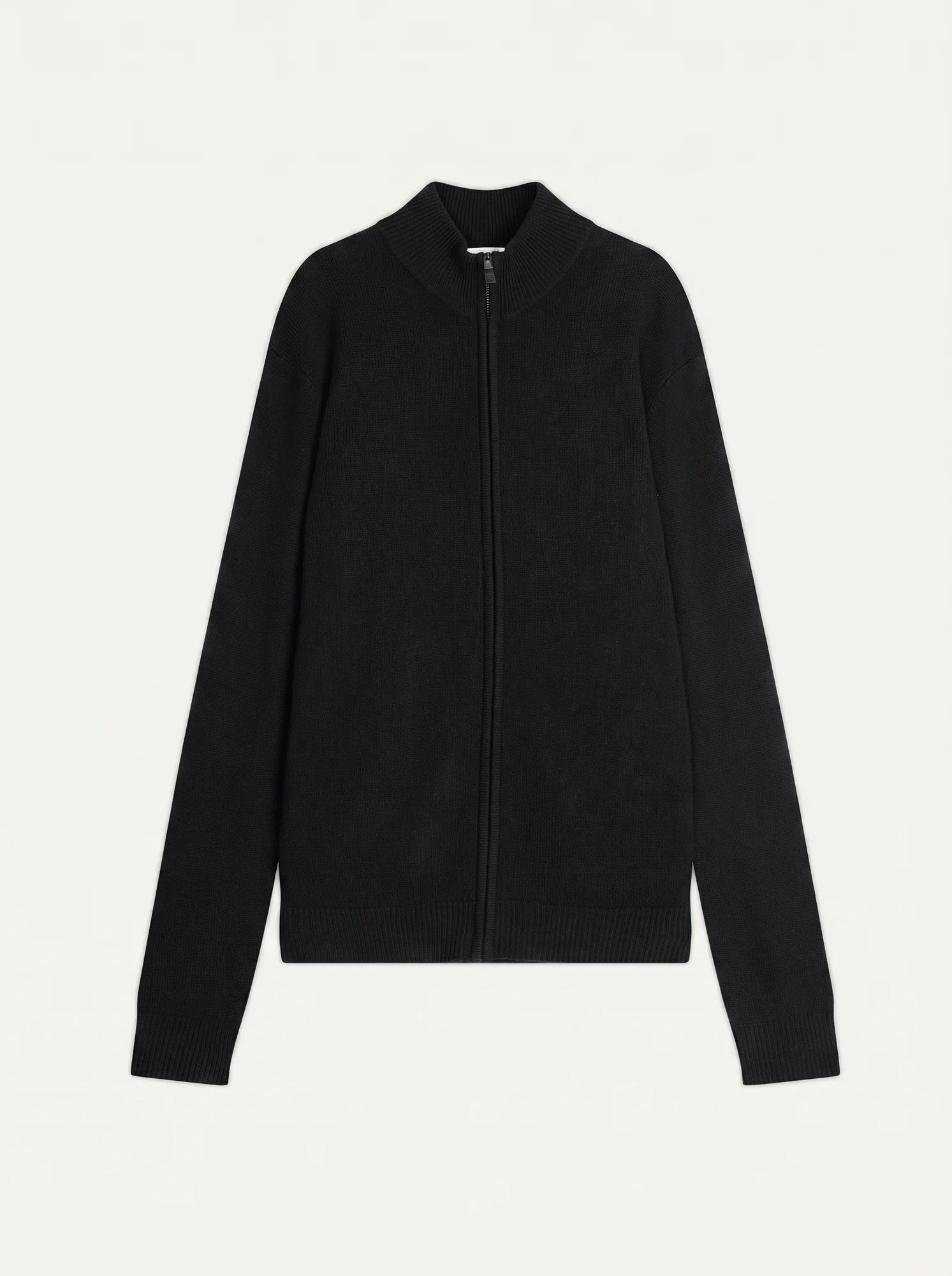 NAT gilet zippé col camionneur 4 fils noir