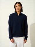 LYNA pull camionneur 4 fils bleu marine
