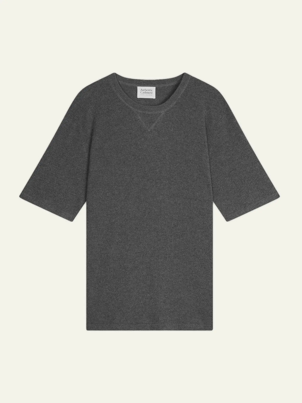 MAYA t-shirt rundhalsausschnitt anthrazit meliert