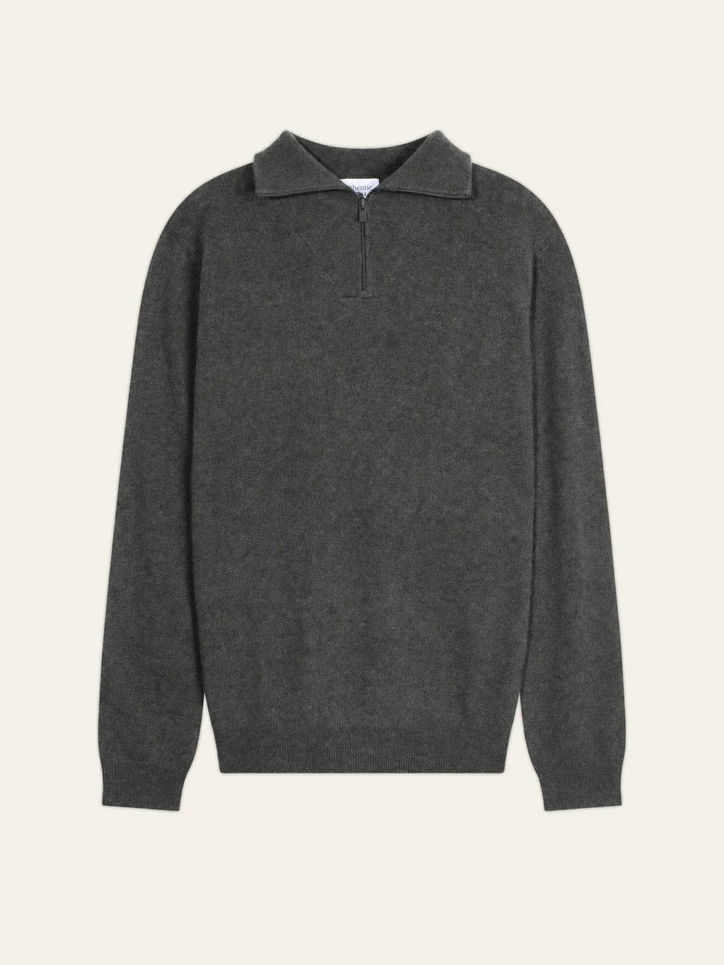 NOEMIE sweater cuffed beanie heather charcoal