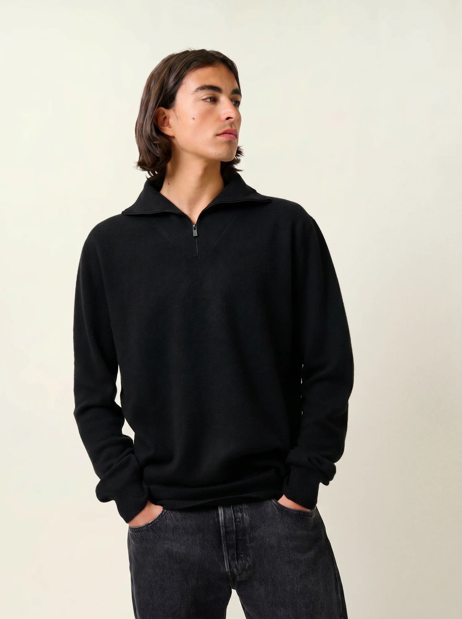 NOEMIE pull camionneur noir