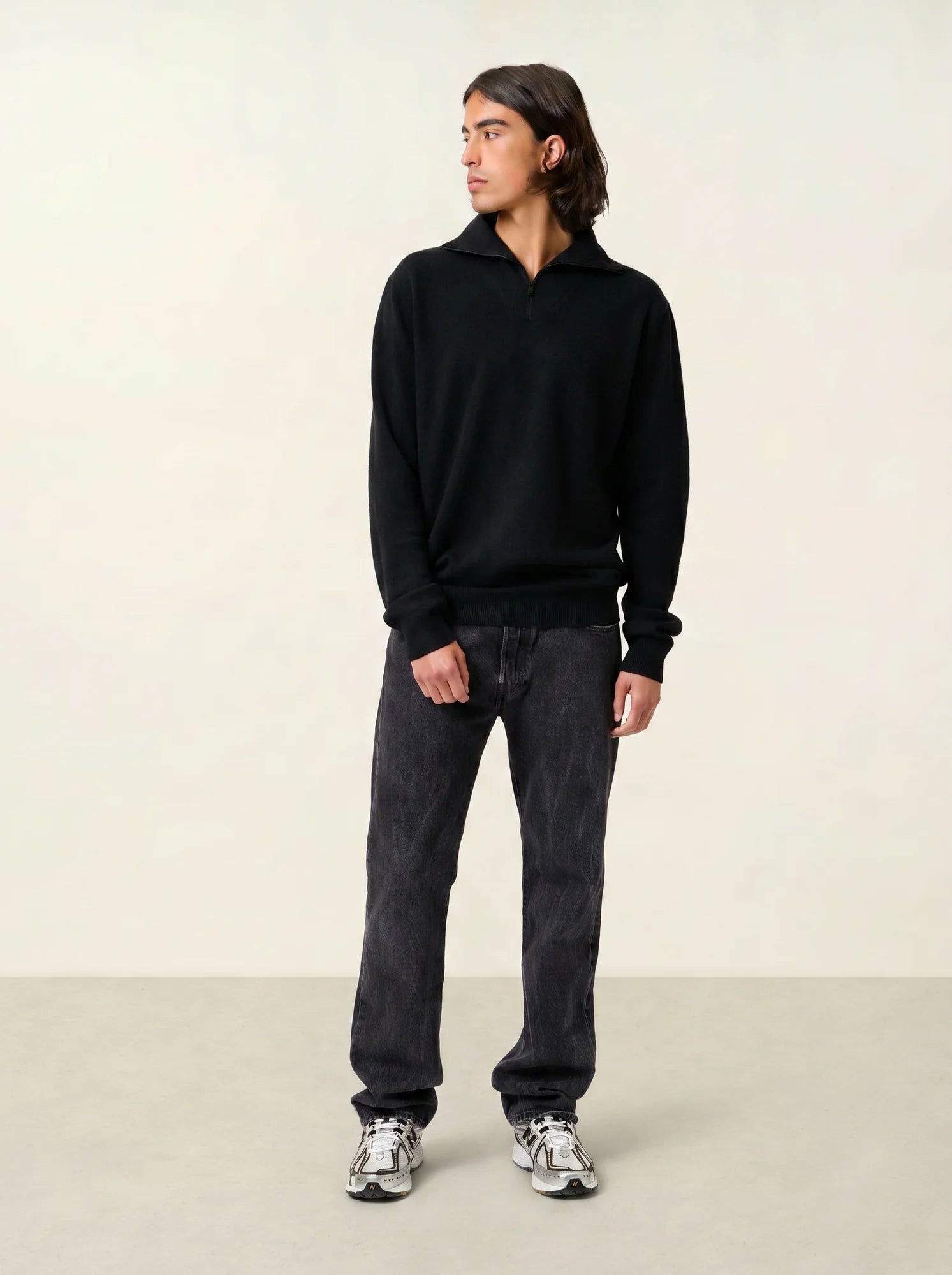 NOEMIE pull camionneur noir