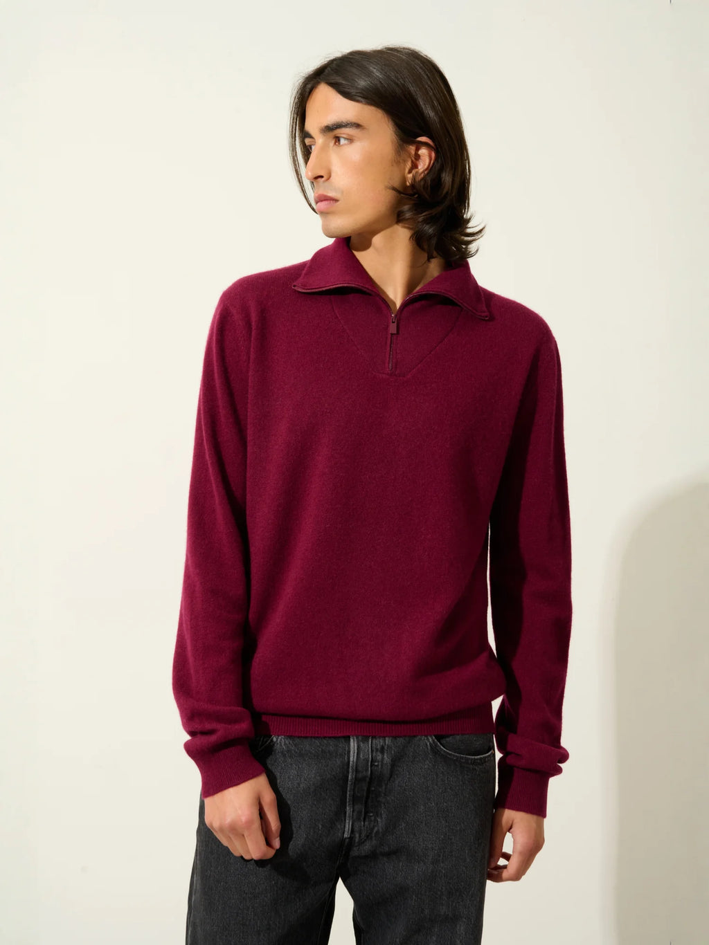 NOEMIE pullover dockermütze bordeaux
