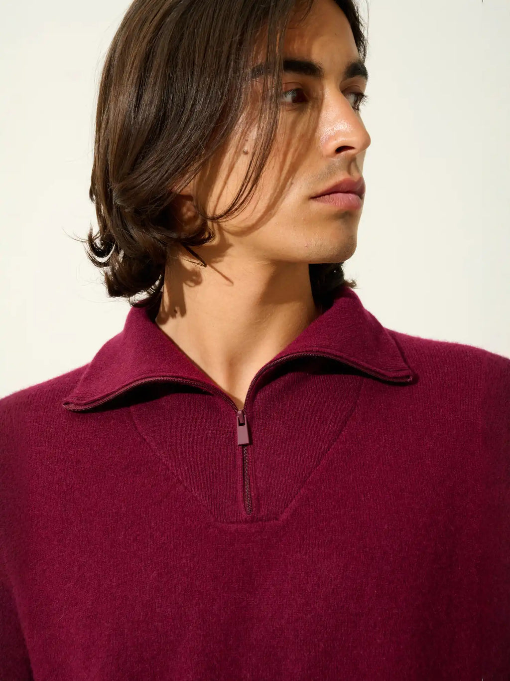 NOEMIE pullover dockermütze bordeaux