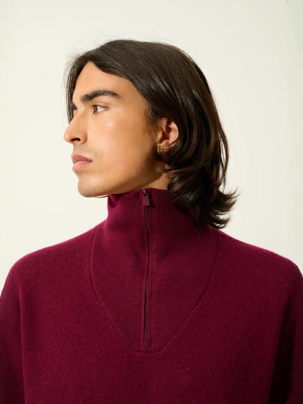 NOEMIE pullover dockermütze bordeaux