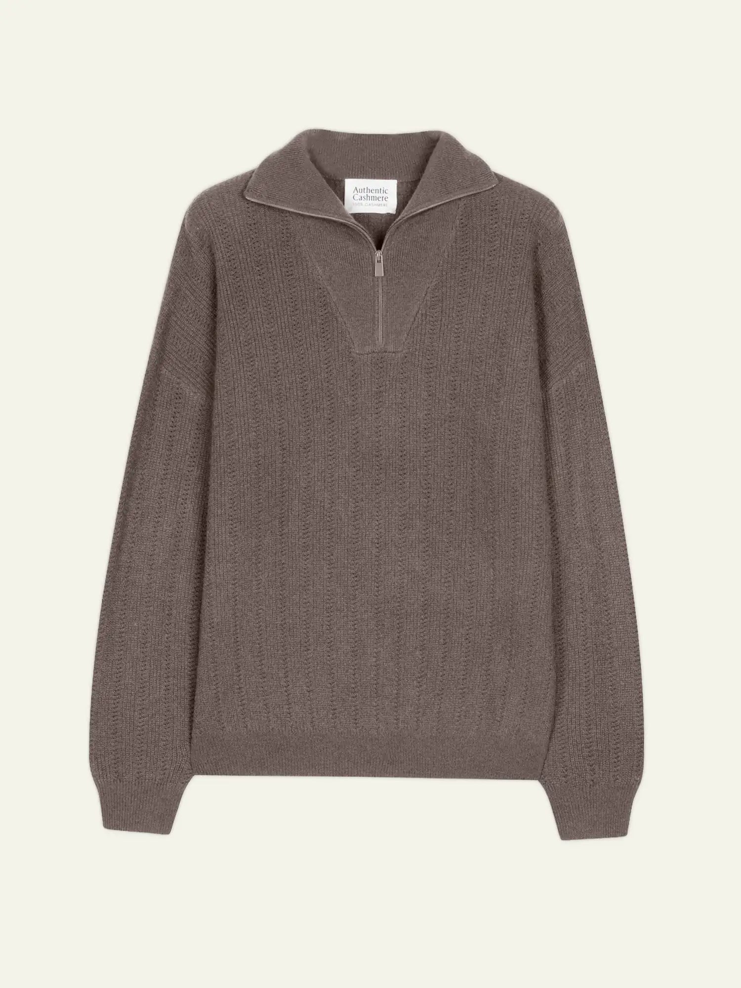 MARIE pull camionneur taupe chiné