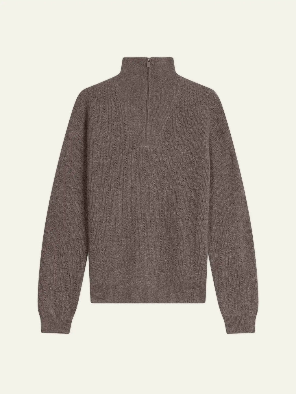 MARIE pull camionneur taupe chiné