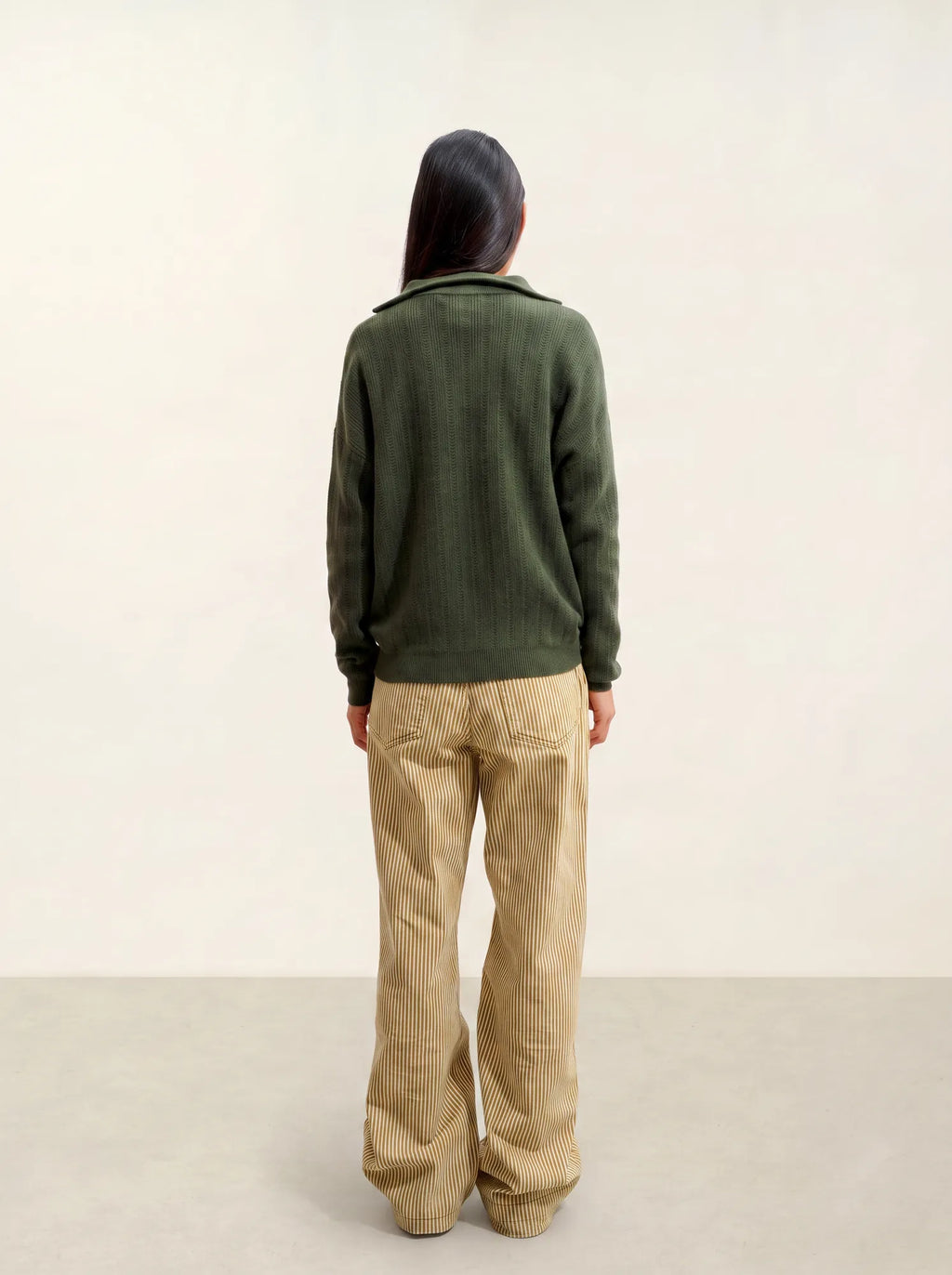 MARIE pull camionneur kaki