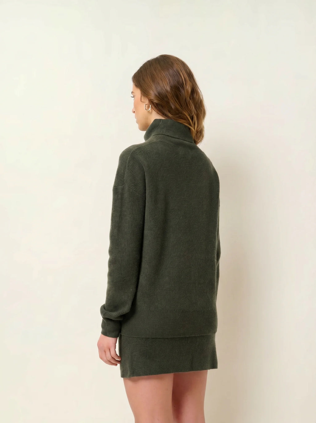ROXANE pullover rollkragen khaki