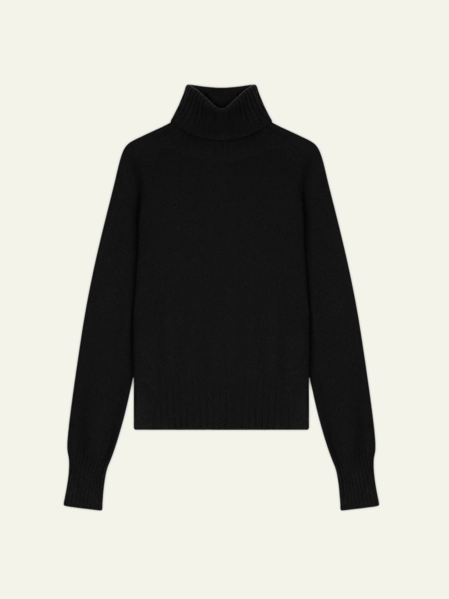 CASSY pull col roulé noir
