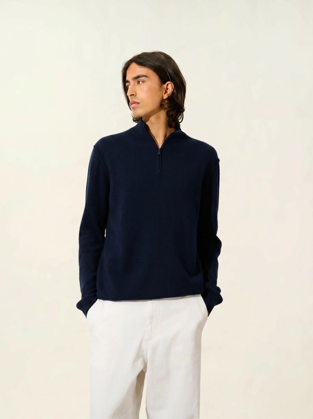 CANDICE pull camionneur bleu marine