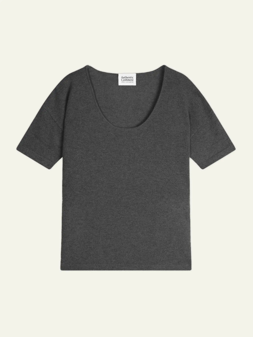MAELYS t-shirt crew neck heather charcoal