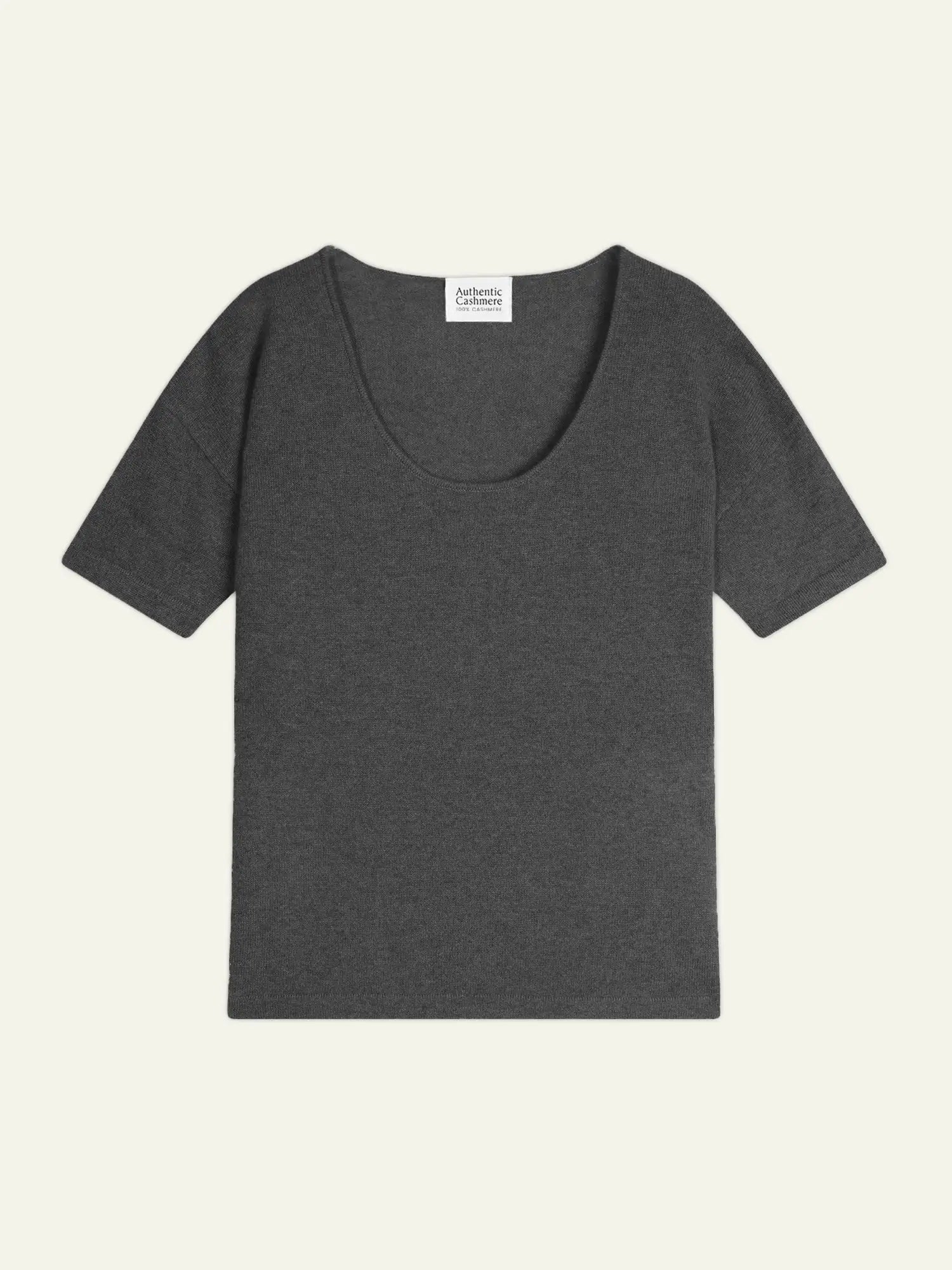 MAELYS t-shirt crew neck heather charcoal