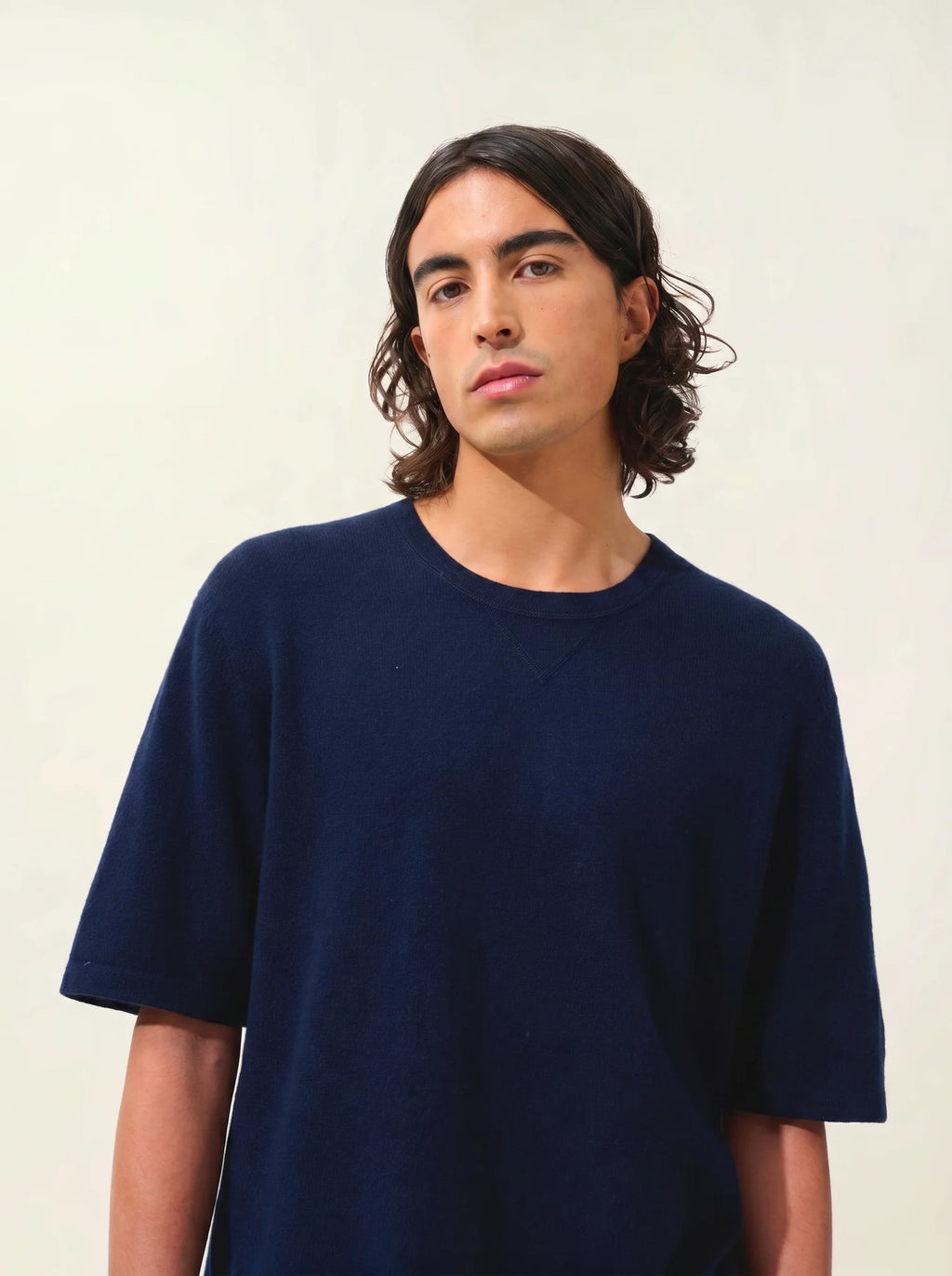 MAYA t-shirt rundhalsausschnitt marineblau