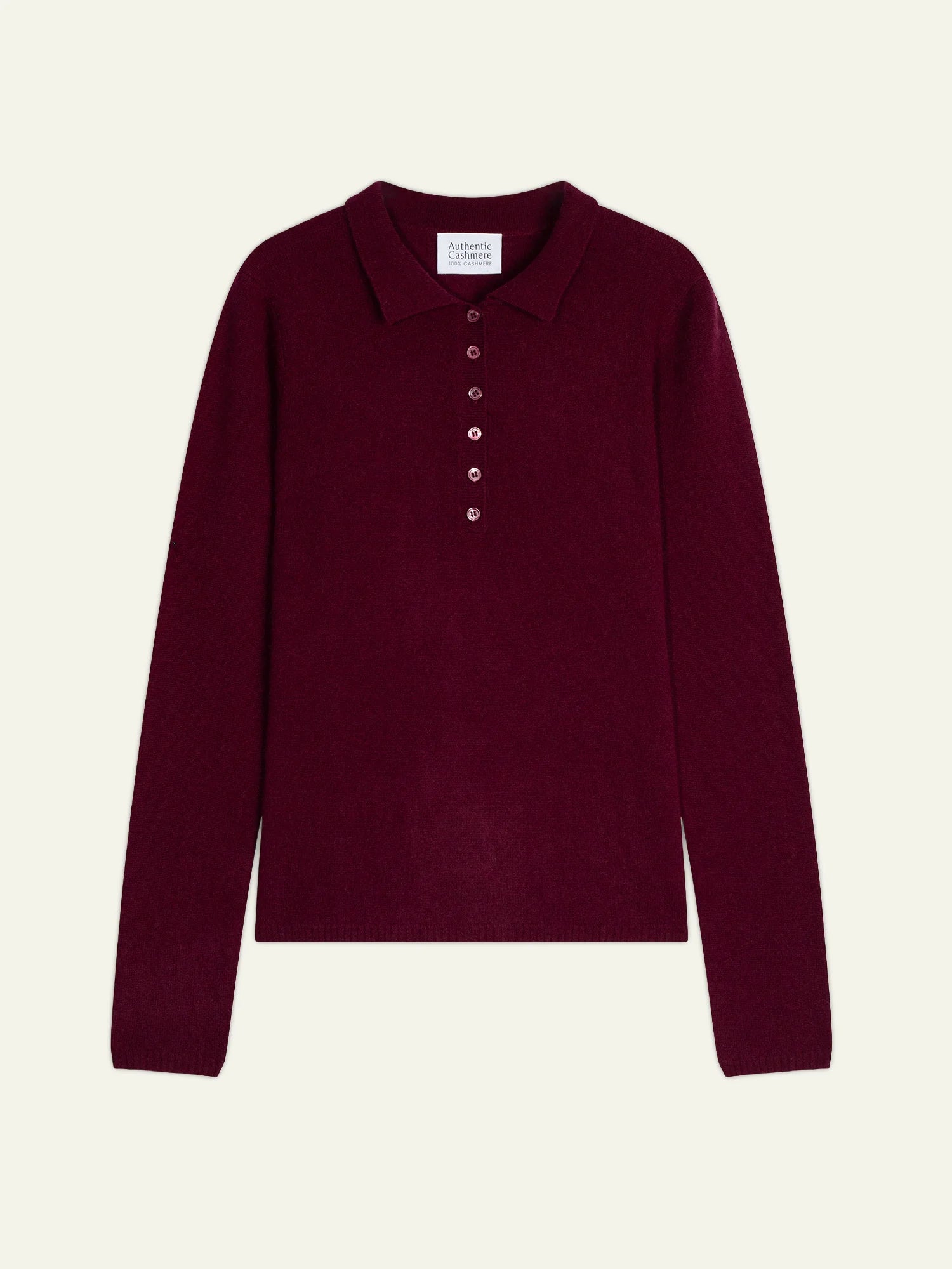 SLIEVE poloshirt langarm bordeaux