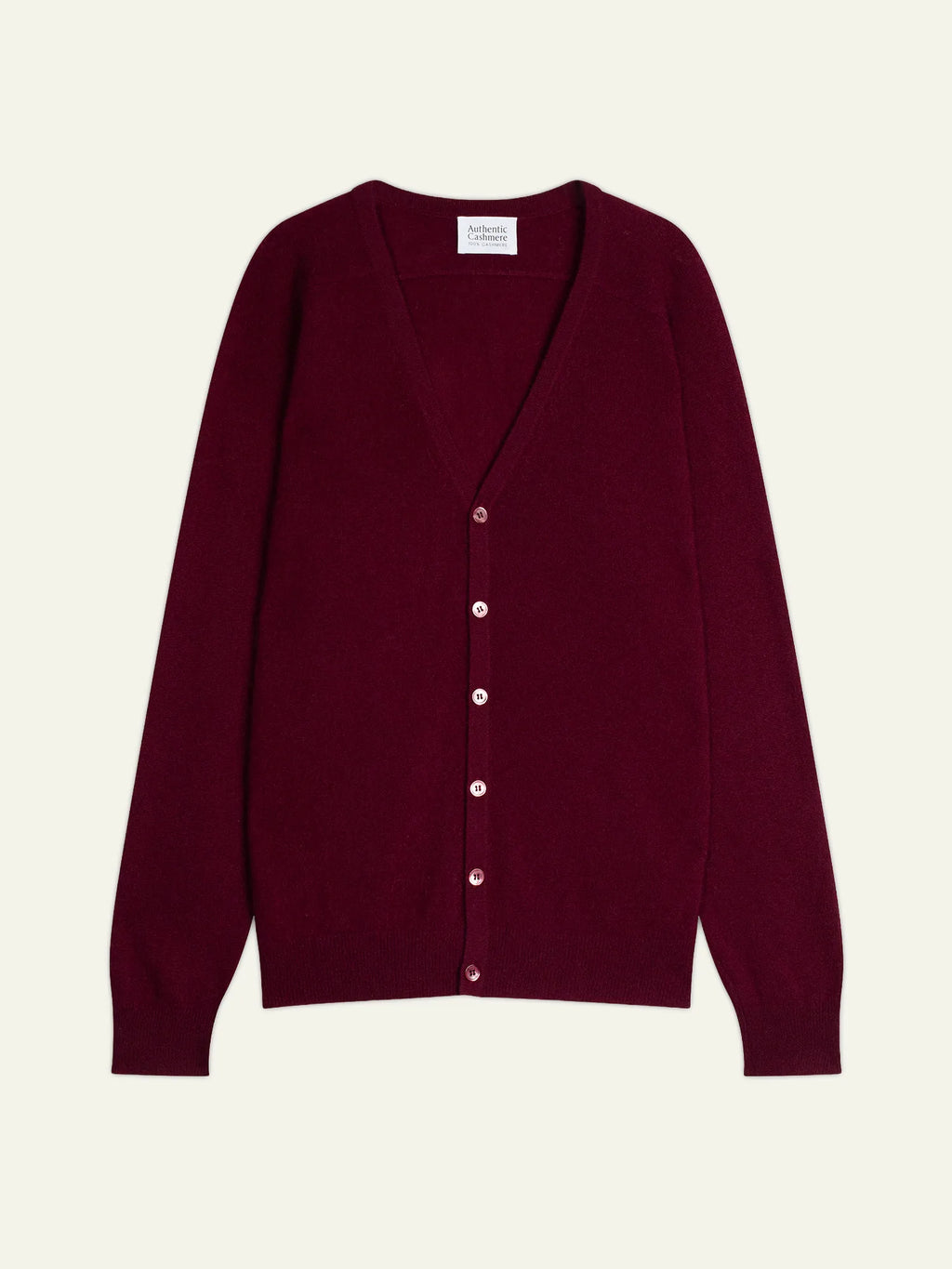 PIPA strickjacke v-ausschnitt bordeaux