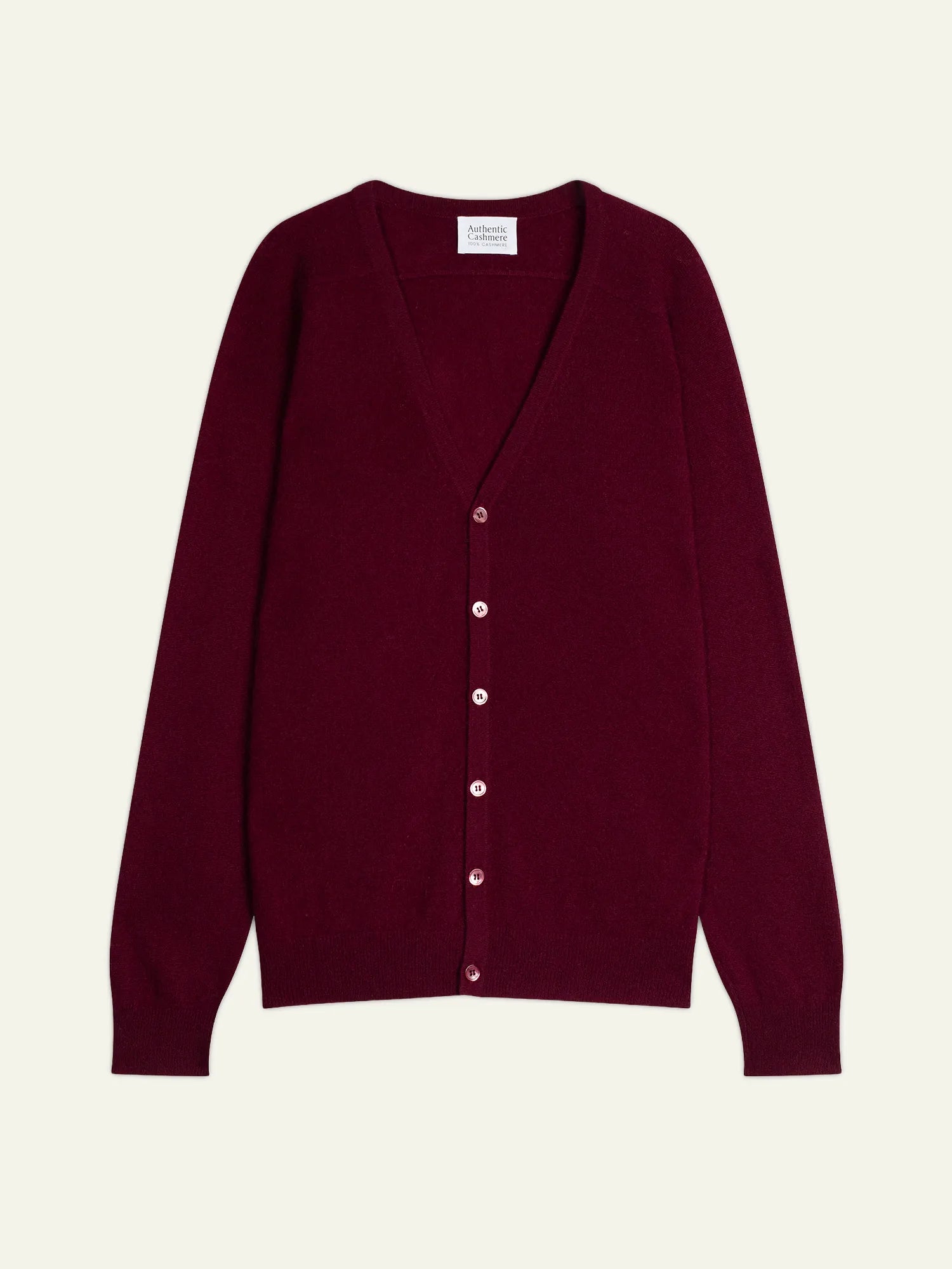 PIPA strickjacke v-ausschnitt bordeaux
