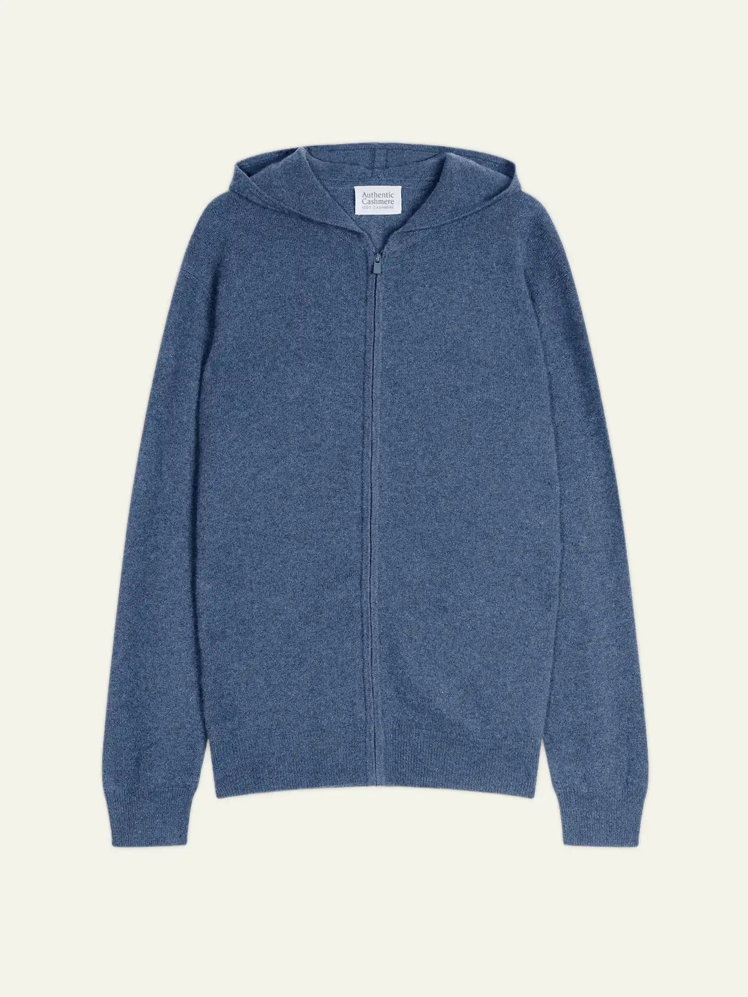 NEURRE vest zipped hooded denim blue