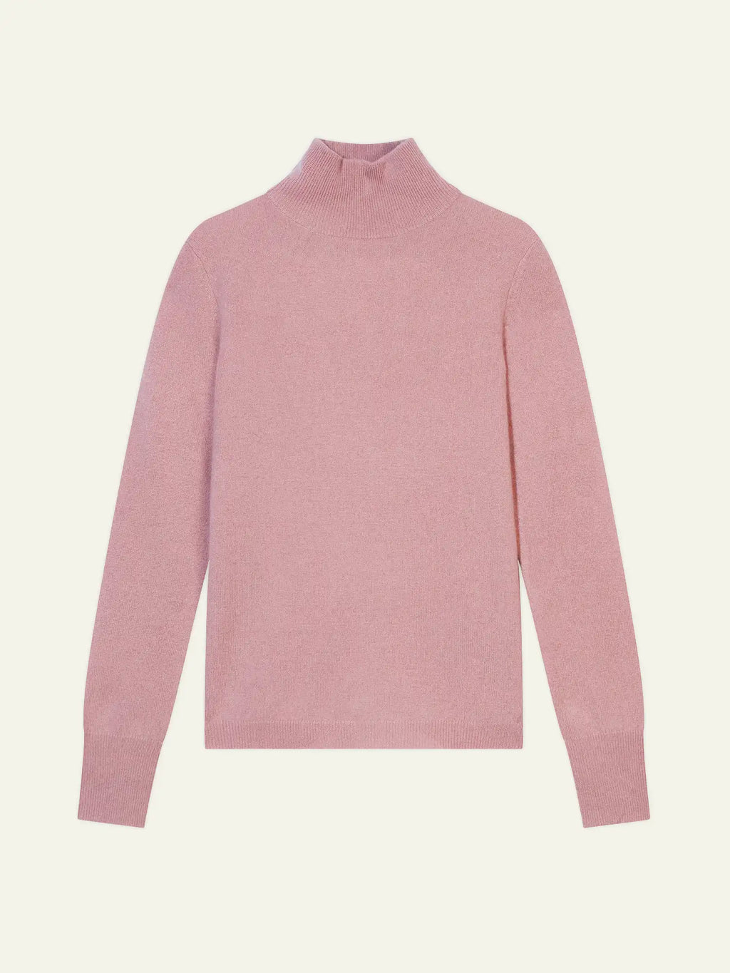 EILEEN pull col montant bois de rose