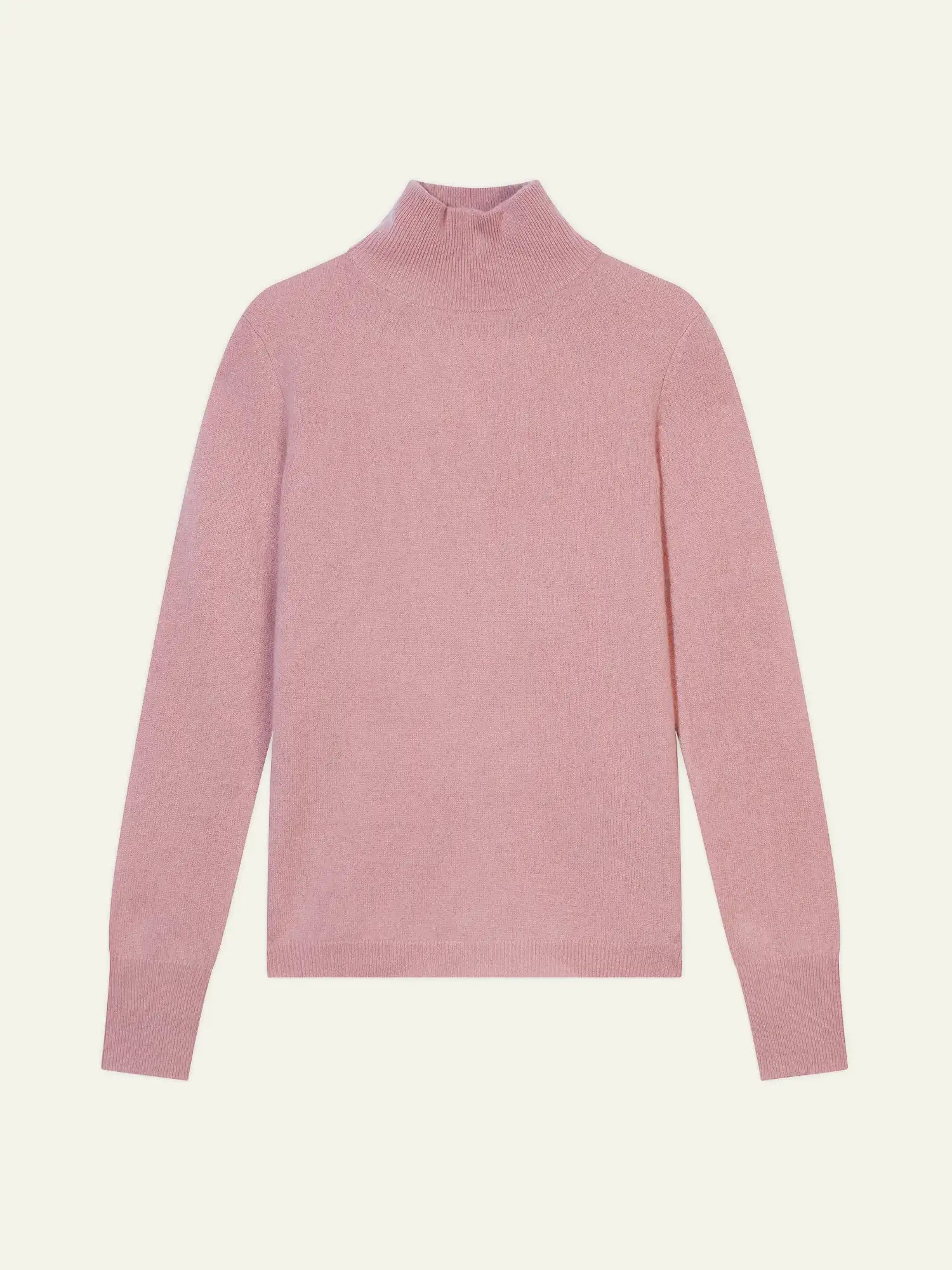 EILEEN pull col montant bois de rose