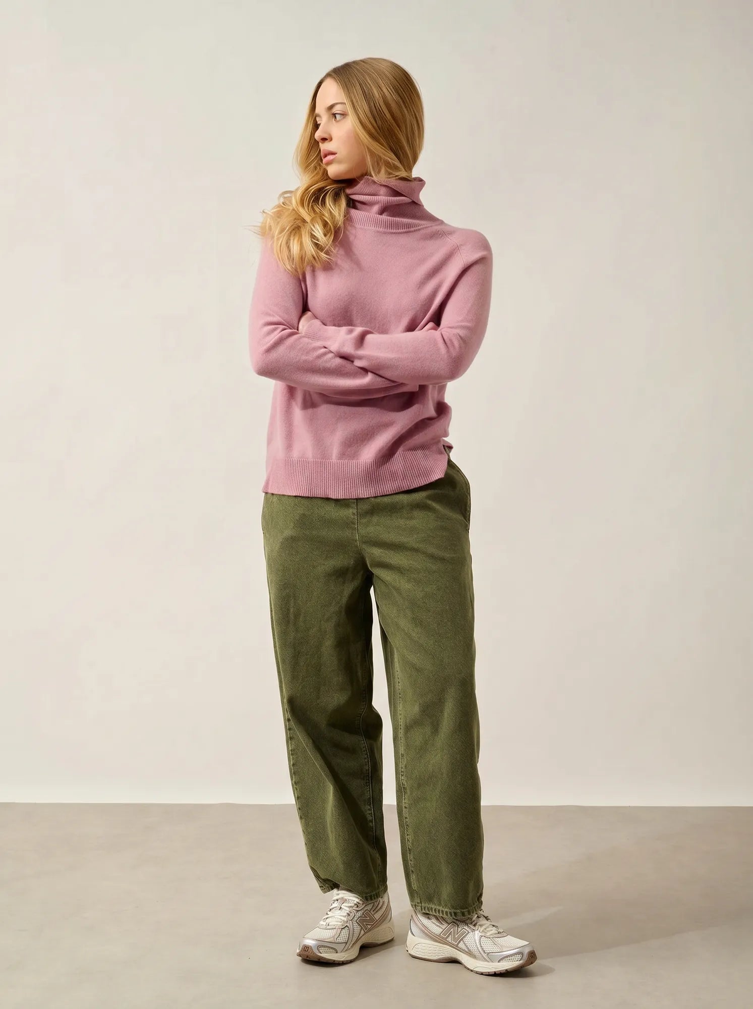 MADELINE sweater turtleneck rosewood