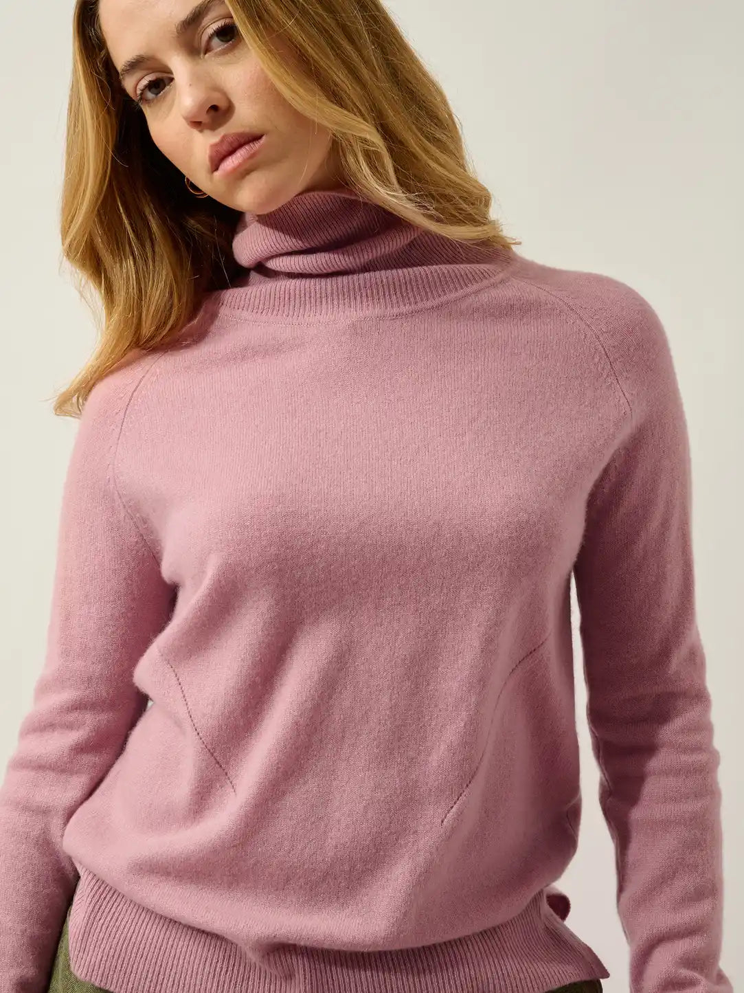 MADELINE sweater turtleneck rosewood
