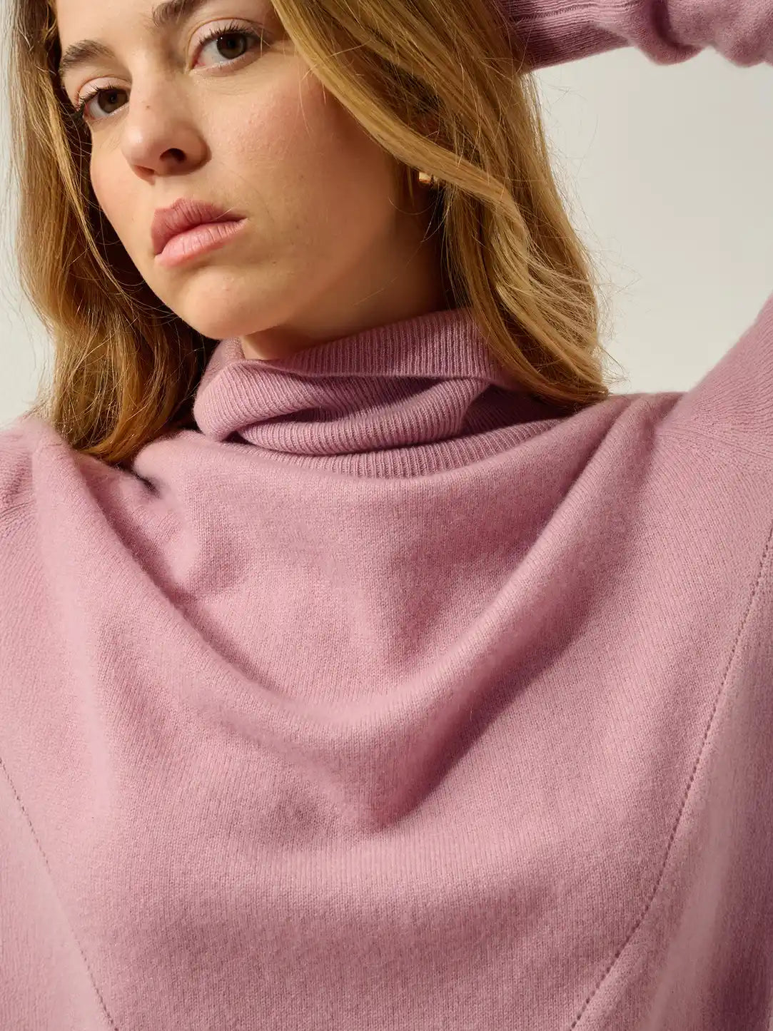 MADELINE sweater turtleneck rosewood