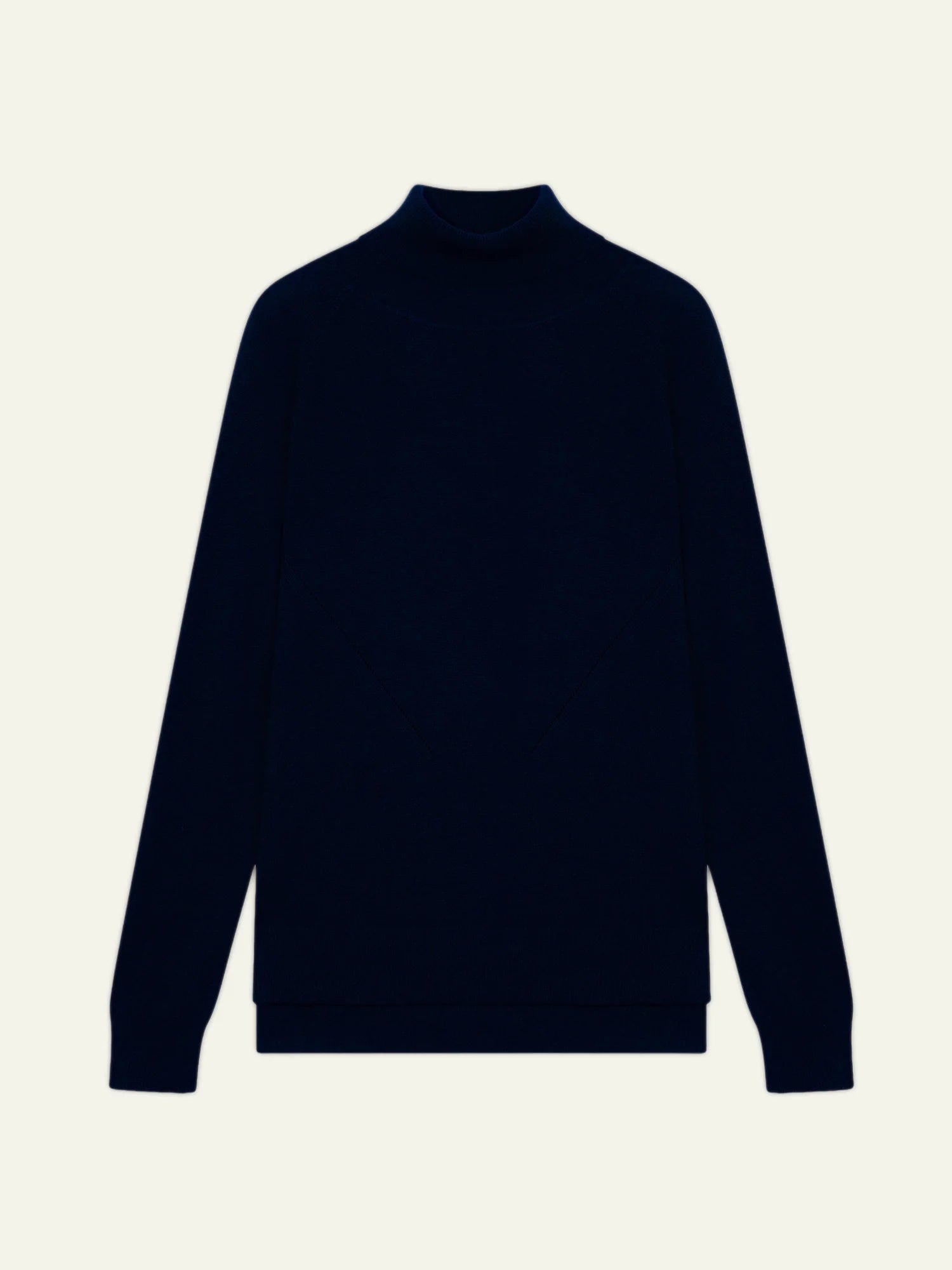MADELINE pull col roulé bleu marine