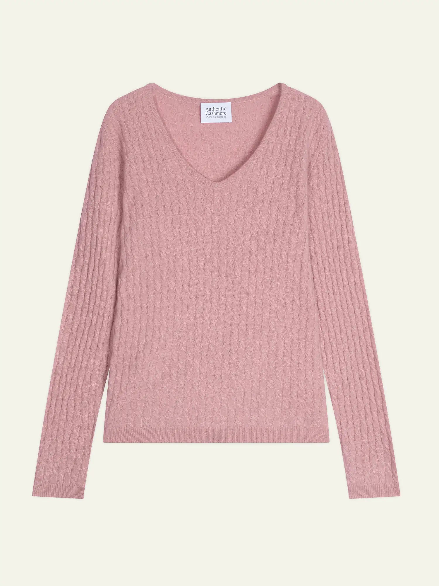 GRASMOOR pull col V bois de rose