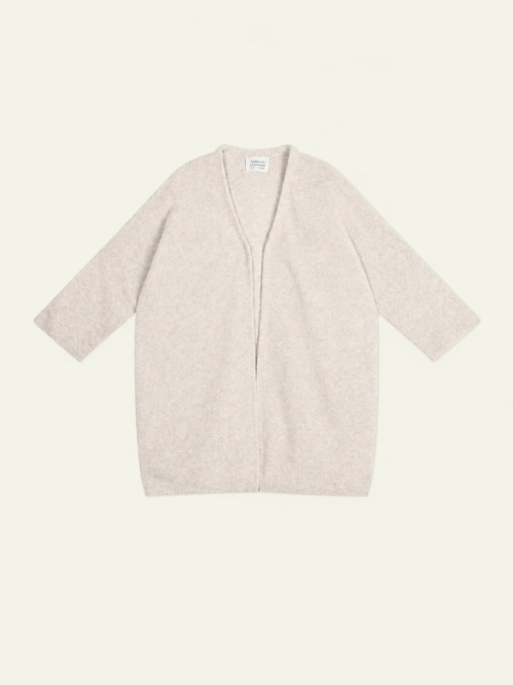 MENDIP Vest Open V-Neck 3/4 Sleeves Snow