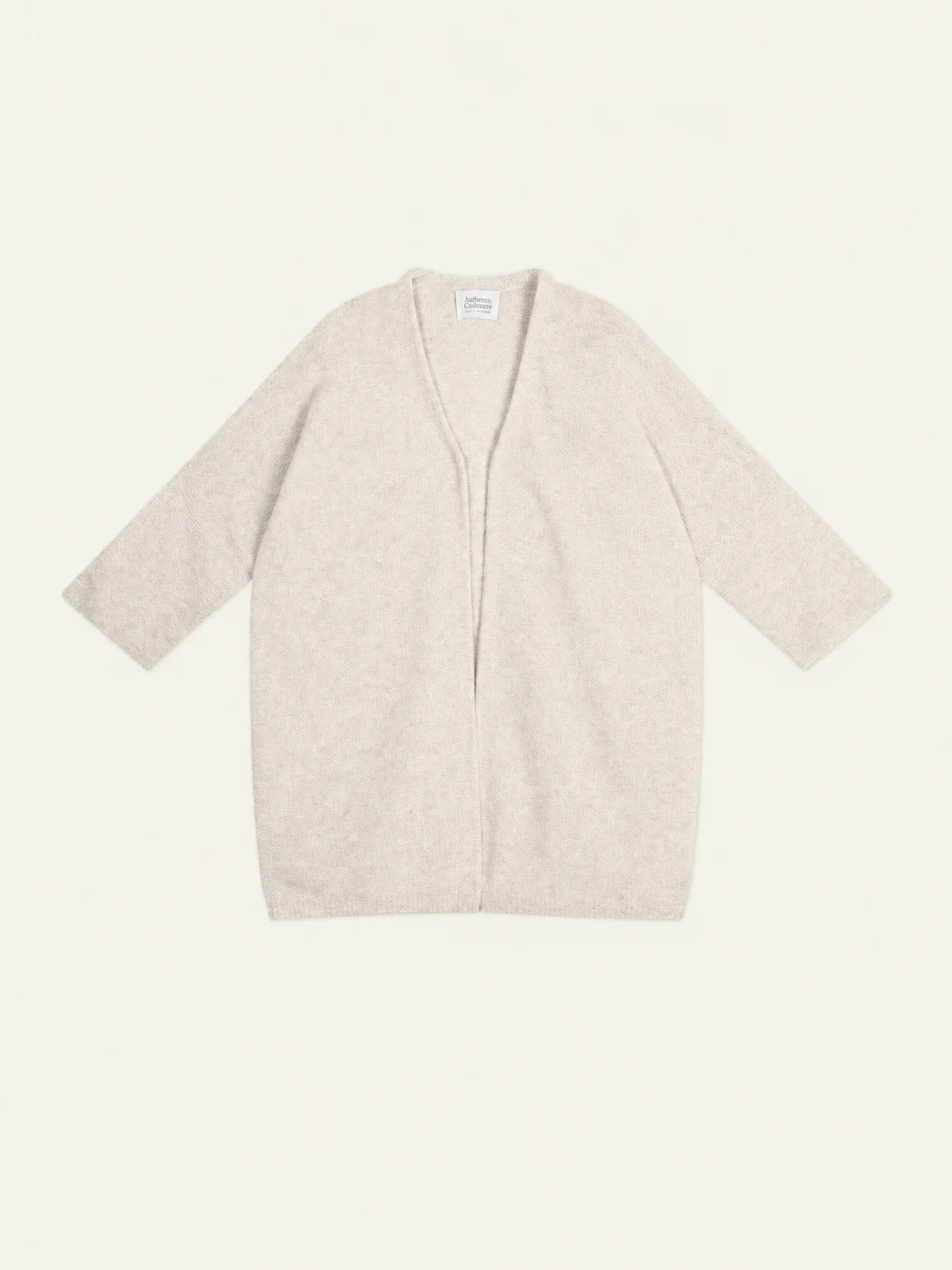 MENDIP Vest Open V-Neck 3/4 Sleeves Snow