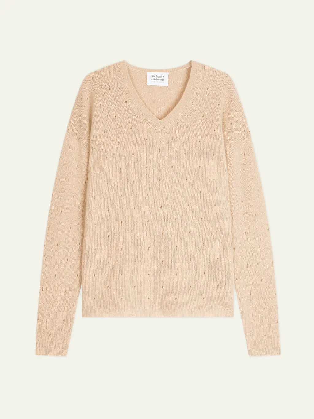 DOTY pull col V 4 fils sable