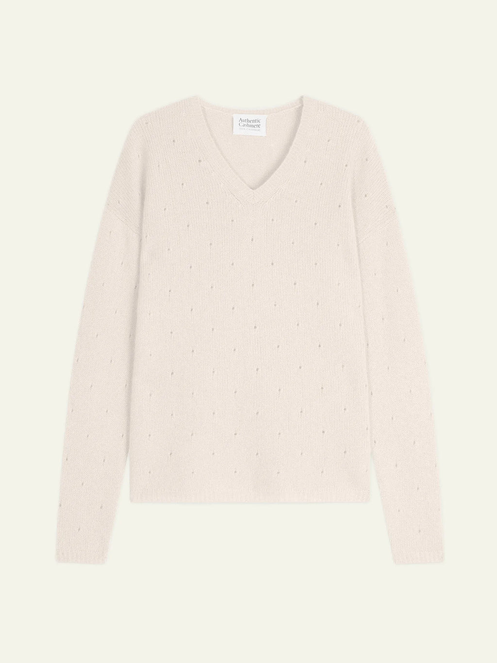 DOTY pull col V 4 fils neige