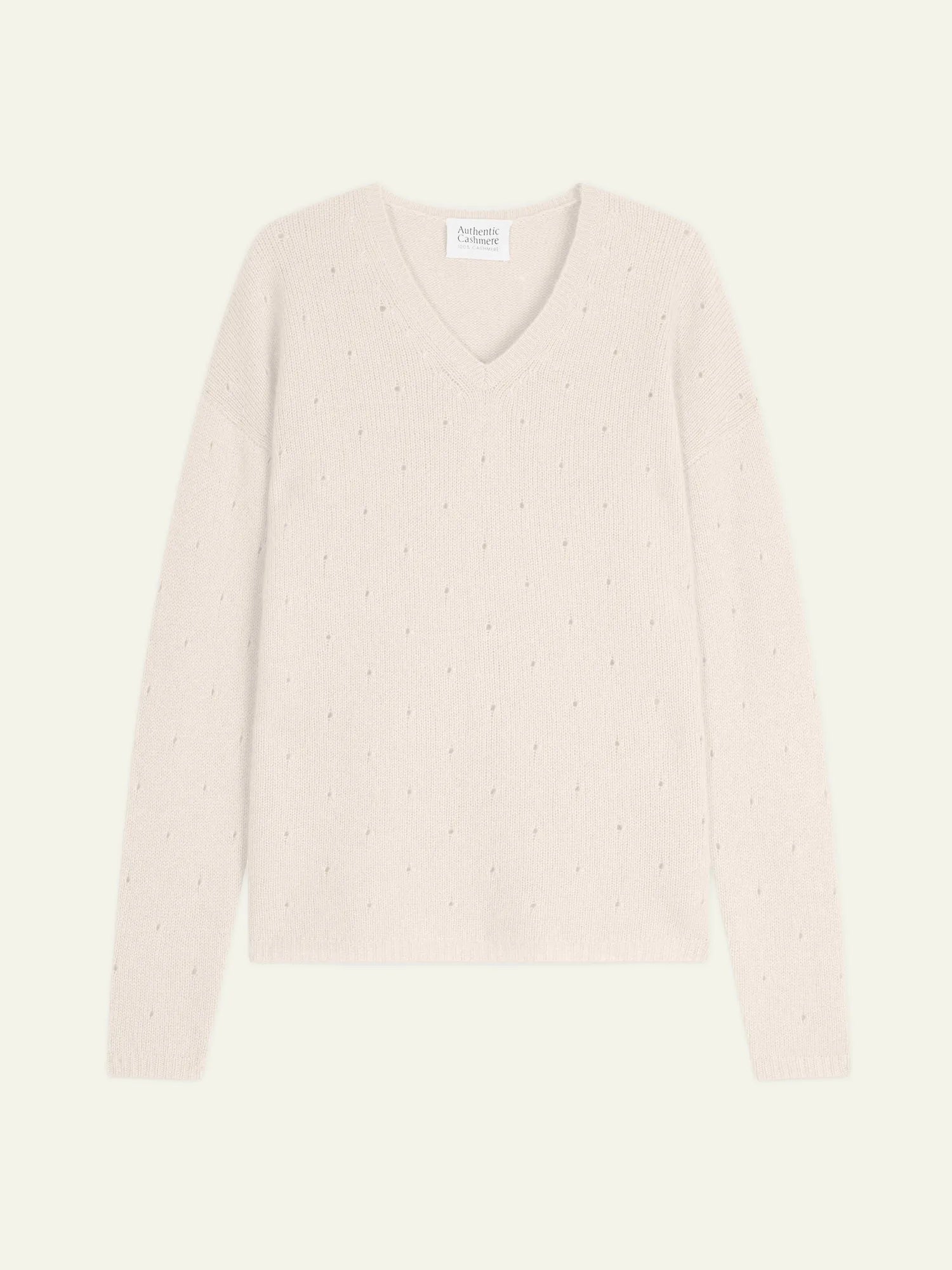 DOTY pull col V 4 fils neige