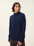 CASPER pull capuche poche kangourou bleu marine
