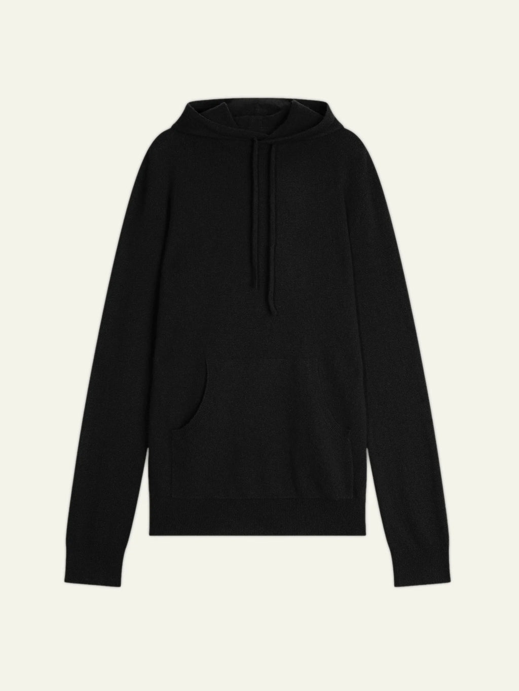 CASPER pull capuche poche kangourou noir