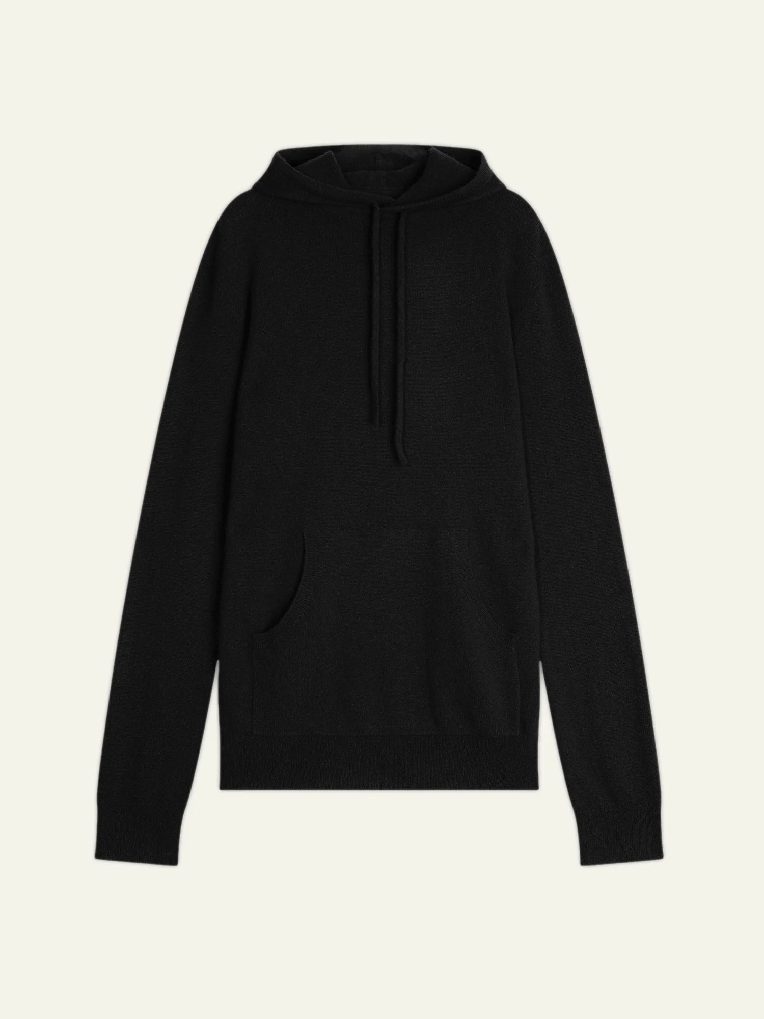 CASPER pull capuche poche kangourou noir