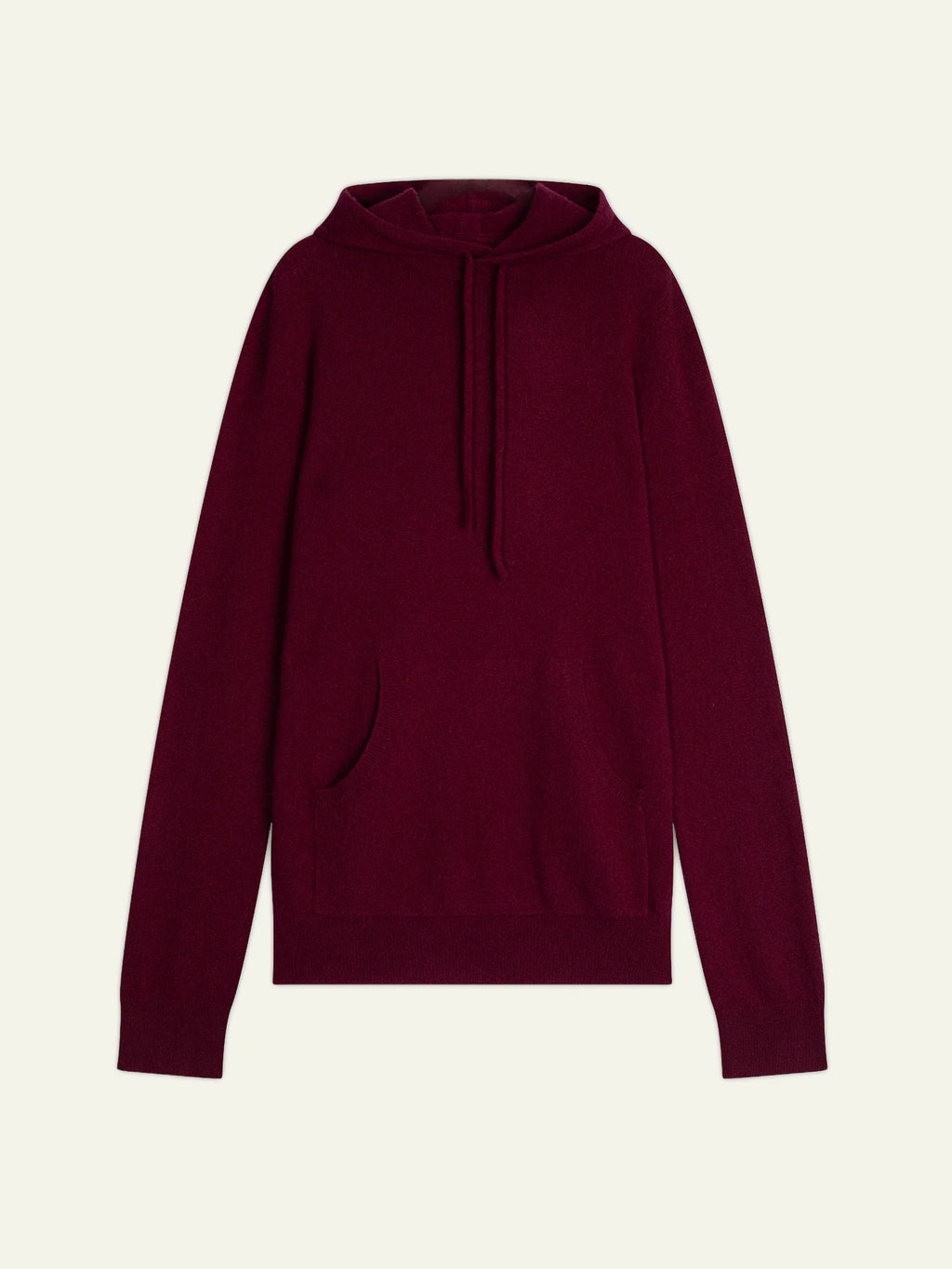 CASPER pull capuche poche kangourou bordeaux
