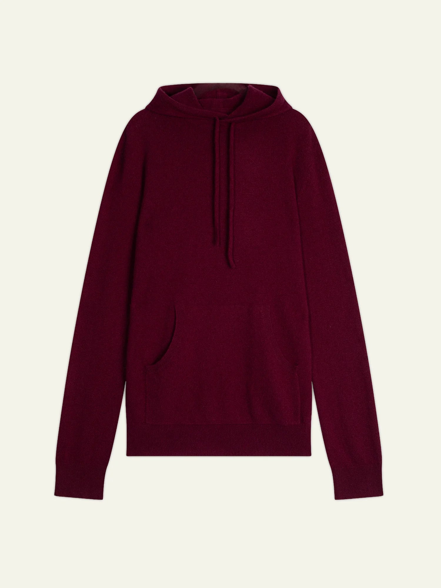 CASPER pull capuche poche kangourou bordeaux